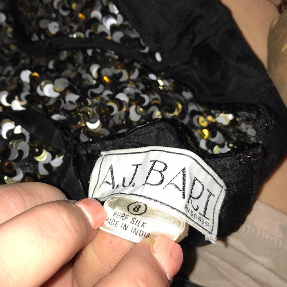 Aj Bari Rare, vintage, sequined, cocktail dress